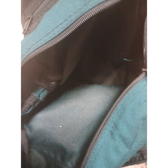 VINTAGE LL Bean Green Shoulder Crossbody Strap Travel Zip Pocket - Picture 8 of 12